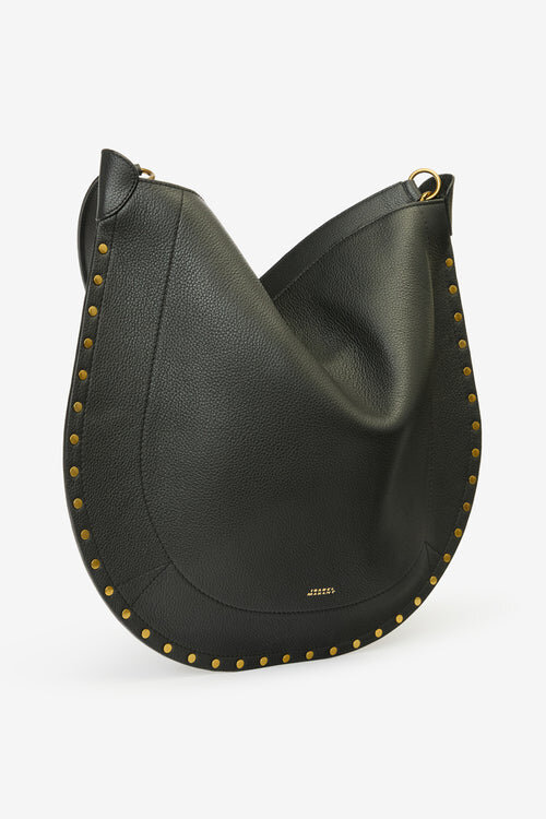 Geantă de mână Oskan Hobo Soft din piele de vițel granulată Geantă de mână Oskan Hobo Soft din piele de vițel granulată
