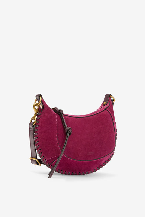 Geantă de umăr din piele de vițel suede Oskan Moon Geantă de umăr din piele de vițel suede Oskan Moon