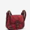 Geantă messenger Sierra S din piele de vițel suede Geantă messenger Sierra S din piele de vițel suede