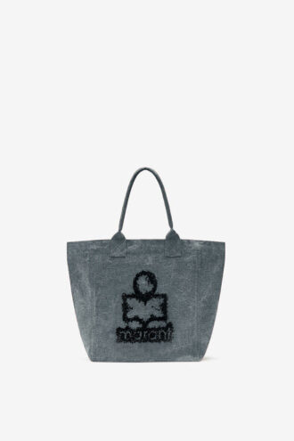 Geantă mică Yenky din bumbac decolorat cu logo