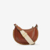 Geantă mini moon din piele, tip baguette Geantă mini moon din piele, tip baguette