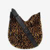Geantă Oskan Soft din piele în stil „Pony” cu imprimeu leopard Geantă Oskan Soft din piele în stil „Pony” cu imprimeu leopard