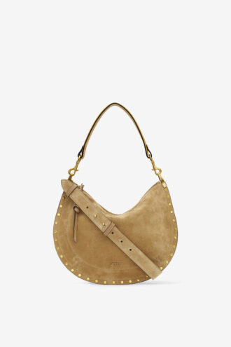 Geantă Oskan Soft Zip din piele de vițel suede