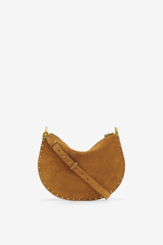 Geantă Oskan Soft Zip din piele de vițel suede
