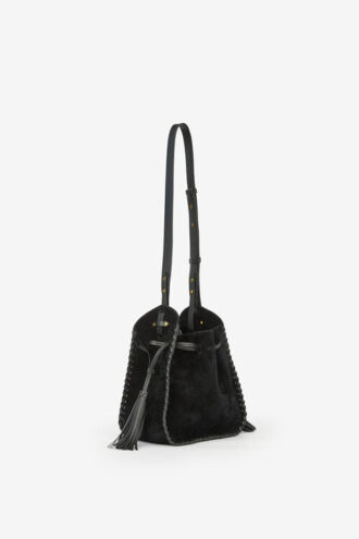 Geantă tip sac din piele de vițel împletită Silao