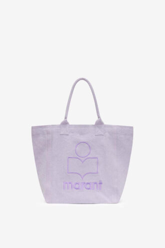 Geantă tote din bumbac spălat cu logo Yenky