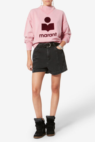 Hanorac din bumbac Moby cu logo