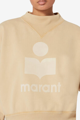 Hanorac din bumbac Moby cu logo