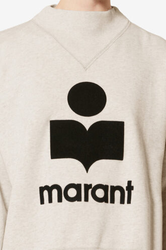 Hanorac din bumbac Moby cu logo