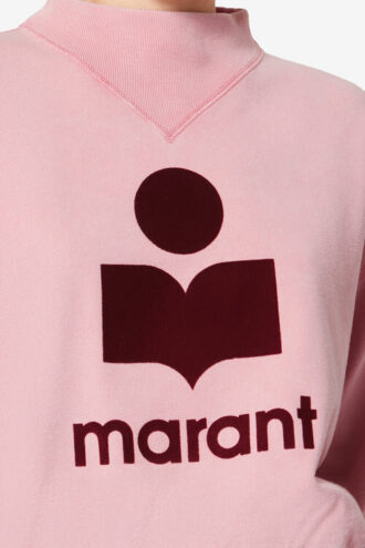 Hanorac din bumbac Moby cu logo