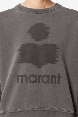 Hanorac din bumbac Mobyli cu logo Hanorac din bumbac Mobyli cu logo