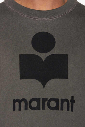 Hanorac din fleece Mikoy cu logo supradimensionat