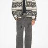 Jacheta Nelkis cu model grafic Jacquard Jacheta Nelkis cu model grafic Jacquard