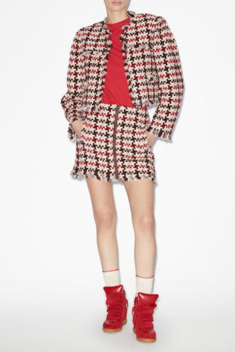 Jacheta scurtă din tweed Amelio