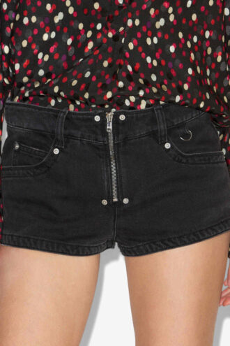 Mini pantaloni scurți din denim Hania