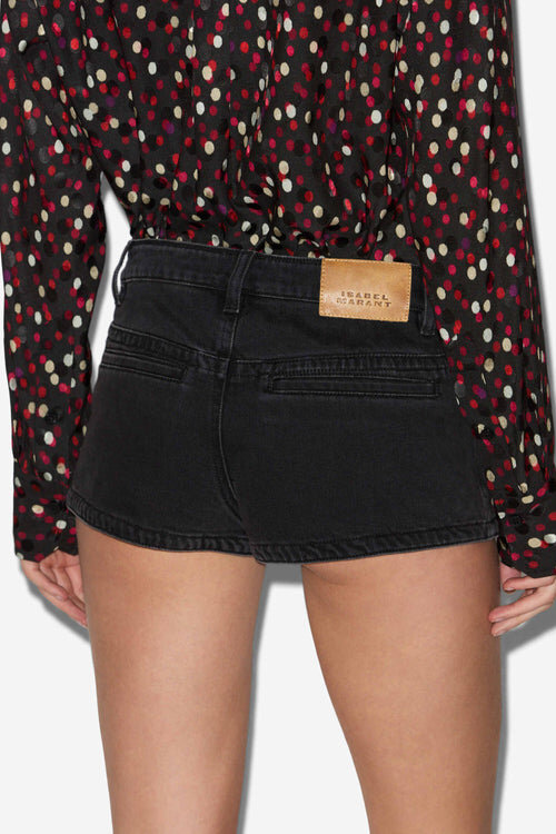 Mini pantaloni scurți din denim Hania Mini pantaloni scurți din denim Hania