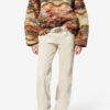 Palton Marner Fleece Cloud Print