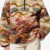 Palton Marner Fleece Cloud Print