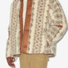 Palton reversibil cu imprimeu Madeo, în stil shearling