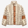 Palton reversibil cu imprimeu Madeo, în stil shearling