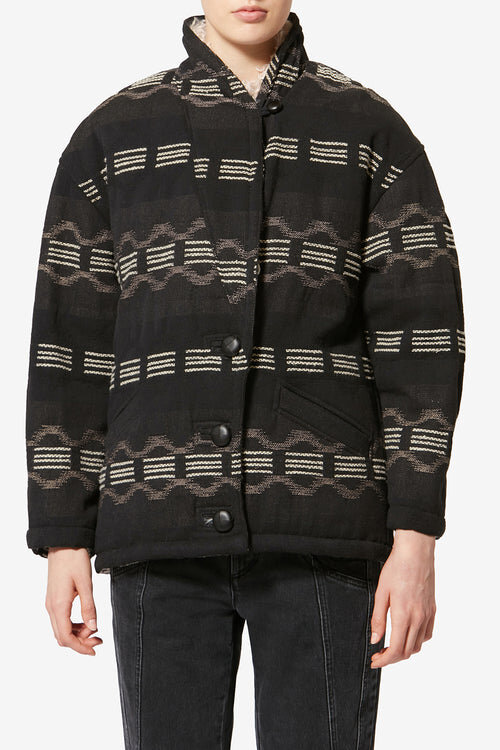 Palton scurt din jacquard Qayla Palton scurt din jacquard Qayla