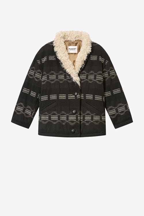 Palton scurt din jacquard Qayla Palton scurt din jacquard Qayla