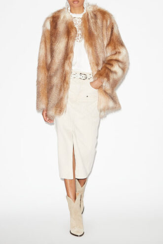 Palton stil Aglae Fur