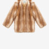 Palton stil Aglae Fur