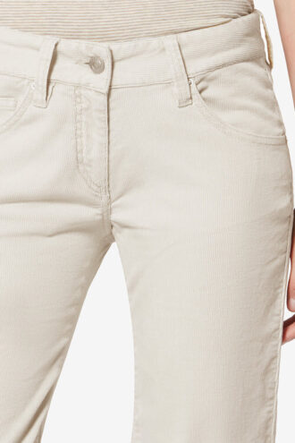 Pantaloni bootcut din catifea decolorată Kelly