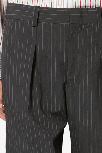Pantaloni de costum Lisetta din lână virgină cu dungi tenis Pantaloni de costum Lisetta din lână virgină cu dungi tenis