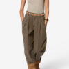 Pantaloni de lucru Nadine din bumbac și in Pantaloni de lucru Nadine din bumbac și in