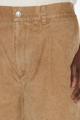 Pantaloni din bumbac acoperit Kostin
