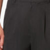 Pantaloni din bumbac cu pliuri și croi lejer Yostin Pantaloni din bumbac cu pliuri și croi lejer Yostin