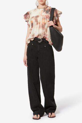 pantaloni din bumbac drolane 1 1 330x495 - Pantaloni din bumbac Drolane