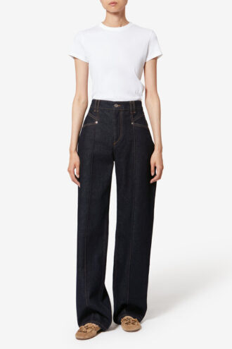 pantaloni din bumbac drolane 1 330x495 - Pantaloni din bumbac Drolane
