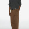 Pantaloni din bumbac twill Kostin
