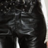 Pantaloni din piele cu croi drept Chazia Pantaloni din piele cu croi drept Chazia