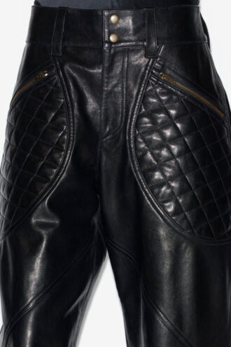 Pantaloni din piele de miel Catarina