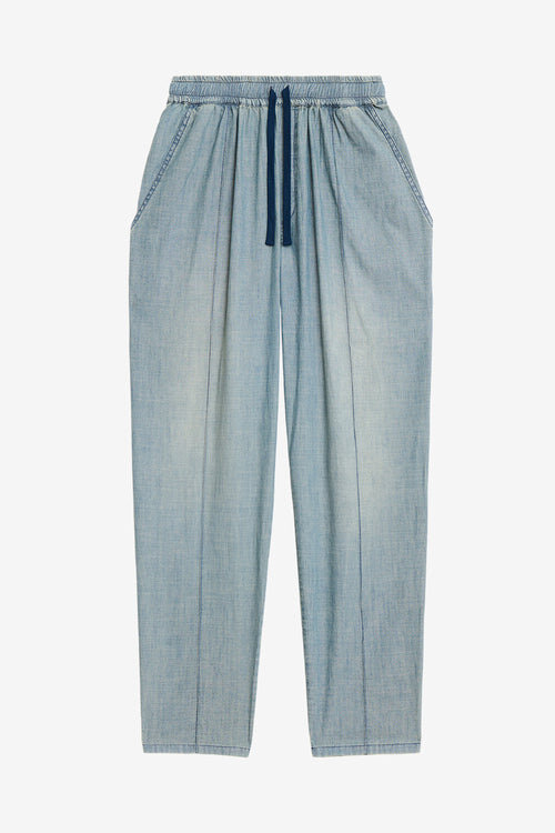 Pantaloni fluizi din cambric Catalia Pantaloni fluizi din cambric Catalia