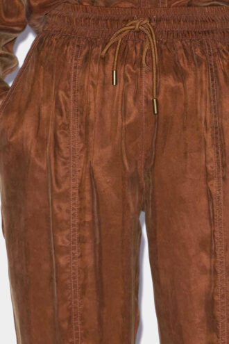 Pantaloni fluizi din satin Zaylee Pantaloni fluizi din satin Zaylee