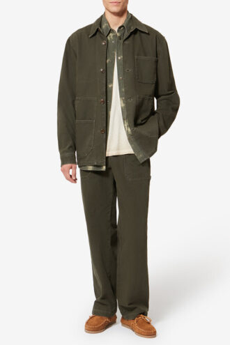 Pantaloni japonezi din bumbac Albo Carpenter