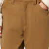 Pantaloni largi din bumbac twill Opalyna