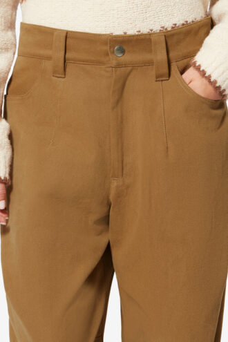 Pantaloni largi din bumbac twill Opalyna Pantaloni largi din bumbac twill Opalyna