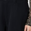 Pantaloni largi din bumbac twill Opalyna