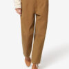 Pantaloni largi din bumbac twill Opalyna