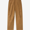 Pantaloni largi din bumbac twill Opalyna