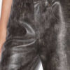 Pantaloni largi din piele artificială Coralea