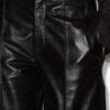 Pantaloni largi din piele Ciara Pantaloni largi din piele Ciara