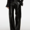 Pantaloni largi din piele Ciara Pantaloni largi din piele Ciara