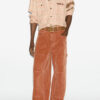 Pantaloni largi din velur Lorson Pantaloni largi din velur Lorson